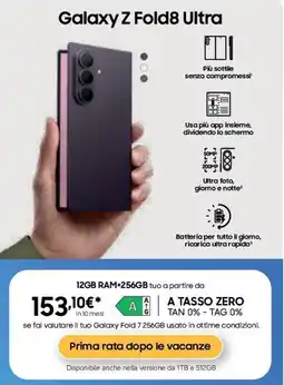 Trony Samsung Galaxy Z Fold8 Ultra offerta
