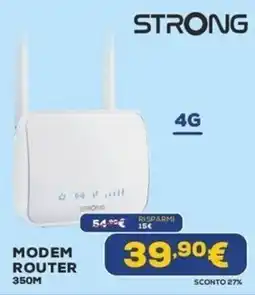 Euronics STRONG MODEM ROUTER 350M offerta