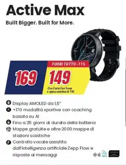 Trony Active Max offerta