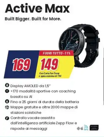 Trony Active Max offerta