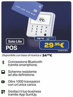 Euronics Solo lite pos offerta