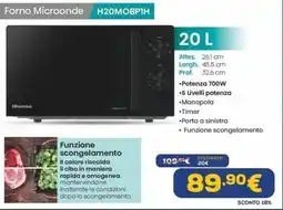 Euronics Forno Microonde Hisense offerta