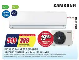 Trony SAMSUNG KIT AR30 PANAREA 12000 BTU offerta
