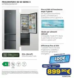 Euronics FRIGORIFERO 3D 60 SERIE 3 offerta