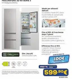 Euronics FRIGORIFERO 3D 60 SERIE 3 offerta