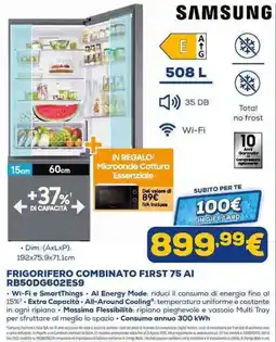 Euronics FRIGORIFERO COMBINATO F1RST 75 AI offerta