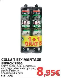 Brico Io COLLA T-REX MONTAGE offerta