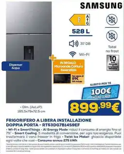 Euronics Frigorifero a libera installazione doppia porta offerta