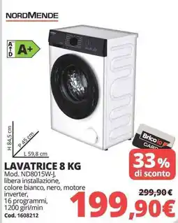 Brico Io LAVATRICE 8 KG offerta