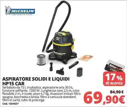 Brico Io ASPIRATORE SOLIDI E LIQUIDI HP15 CAR offerta