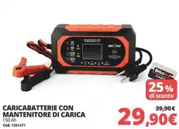 Brico Io CARICABATTERIE CON MANTENITORE DI CARICA offerta
