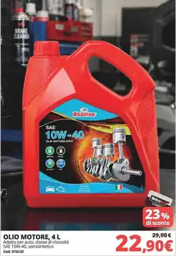 Brico Io Rhütten Olio Motore Synt offerta
