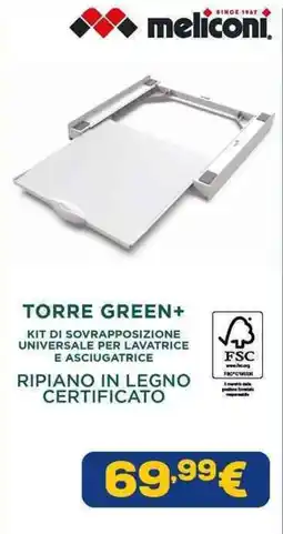 Euronics TORRE GREEN+ meliconi offerta