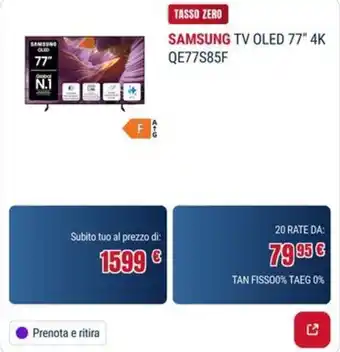 SAMSUNG TV OLED 77" 4K
