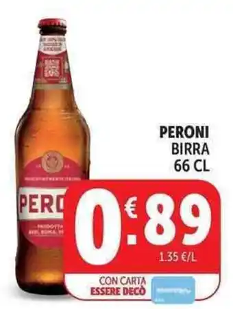 Deco Supermercati PERONI BIRRA offerta