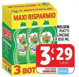 Deco Supermercati Nelson Piatti Limone offerta