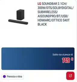 Trony LG SOUNDBAR 2.1CH offerta