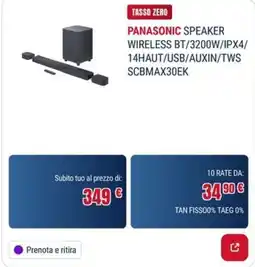 Trony PANASONIC SPEAKER offerta