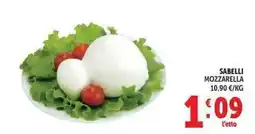 Deco Supermercati SABELLI MOZZARELLA offerta