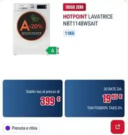 Trony HOTPOINT LAVATRICE offerta