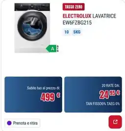 Trony ELECTROLUX LAVATRICE offerta