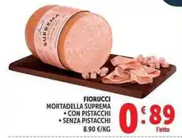 Deco Supermercati Fiorucci Mortadella Suprema offerta