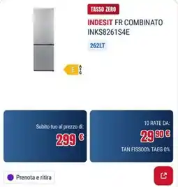 Trony INDESIT FR COMBINATO offerta