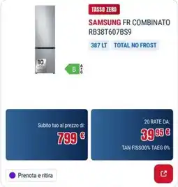 Trony SAMSUNG FR COMBINATO offerta