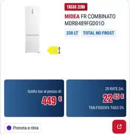 Trony MIDEA FR COMBINATO offerta