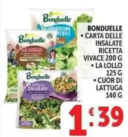 Deco Supermercati BONDUELLE CARTA DELLE INSALATE offerta