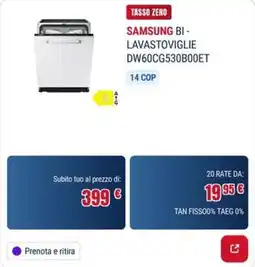 Trony SAMSUNG BI - LAVASTOVIGLIE offerta