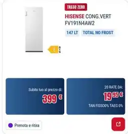 Trony HISENSE CONG.VERTE offerta
