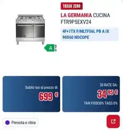 Trony LA GERMANIA CUCINA FTR9P5EXV24 offerta