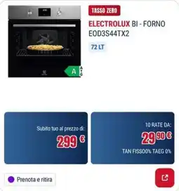 Trony ELECTROLUX BI - FORNO offerta