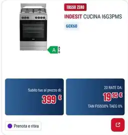 Trony INDESIT CUCINA I6G3PMS offerta