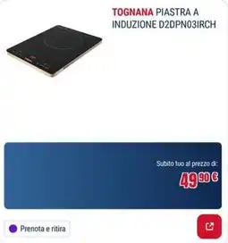 Trony TOGNANA PIASTRA A INDUZIONE D2DPN03IRCH offerta