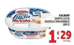 Deco Supermercati Galbani Santa Lucia Nuvola Spalmabile offerta
