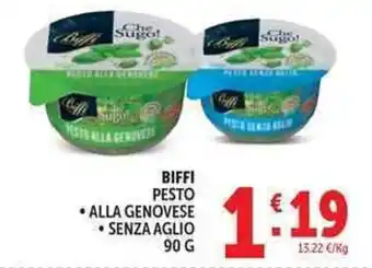 Deco Supermercati Biffi Pesto alla Genovese senza aglio offerta