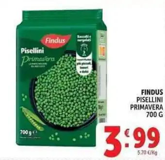 Deco Supermercati Findus Pisellini Primavera offerta