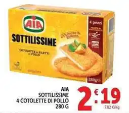 Deco Supermercati AIA SOTTILISSIME offerta