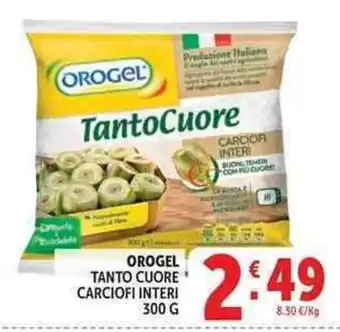 Deco Supermercati OROGEL TANTO CUORE CARCIOFI INTERI offerta