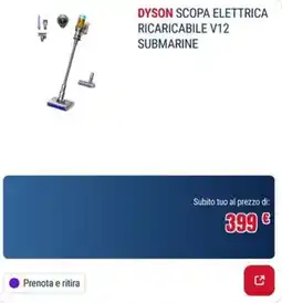 Trony DYSON SCOPA ELETTRICA RICARICABILE V12 SUBMARINE offerta
