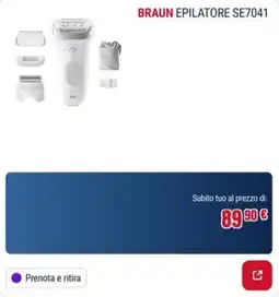 Trony BRAUN EPILATORE SE7041 offerta