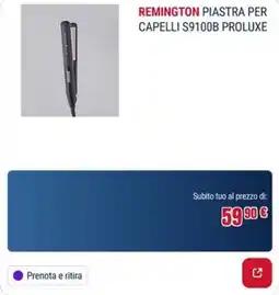 Trony REMINGTON PIASTRA PER CAPELLI S9100B PRO LUXE offerta