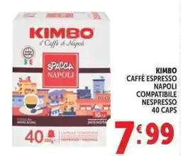 Deco Supermercati KIMBO CAFFÈ ESPRESSO NAPOLI offerta