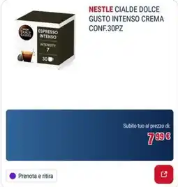 Trony Nestle Cialde Dolce Gusto Gusto Intenso Crema offerta