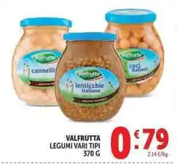 Deco Supermercati VALFRUTTA LEGUMI VARI TIPI offerta