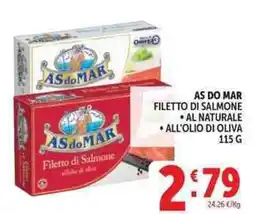 Deco Supermercati AS DO MAR Filetto di Salmone offerta
