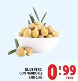Deco Supermercati OLIVE VERDI CON MANDORLE offerta