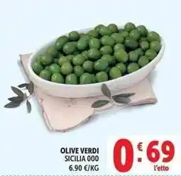 Deco Supermercati OLIVE VERDI SICILIA 000 offerta